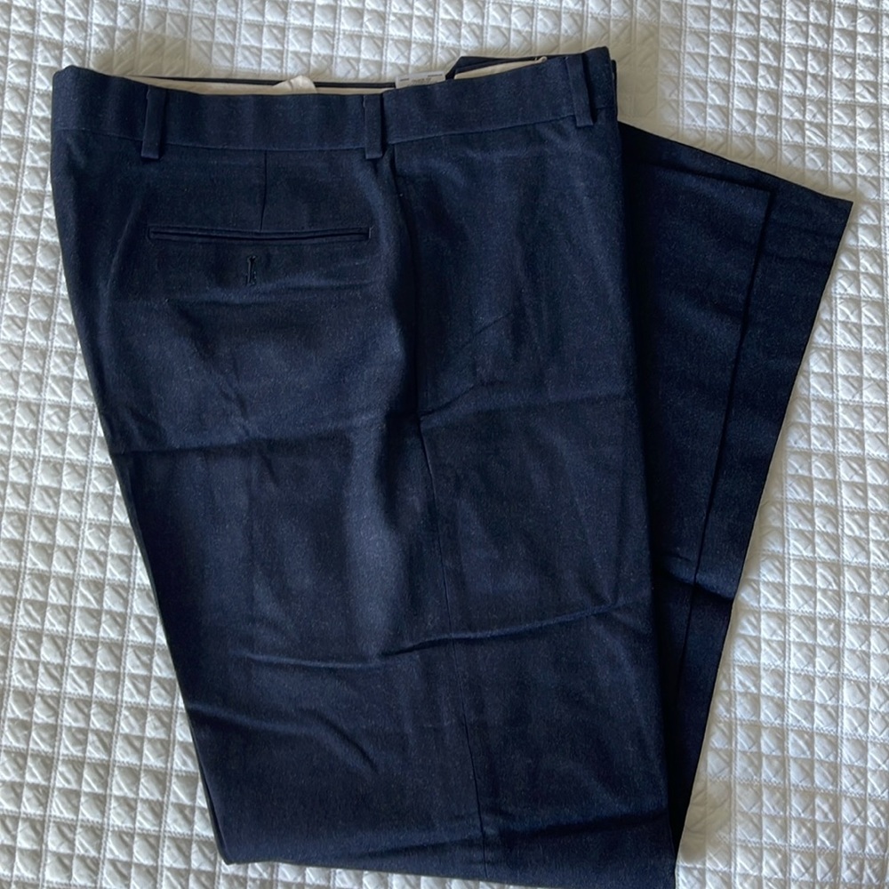 Brooks Brothers Regent 32 x 30 Navy Wool Trousers Pants